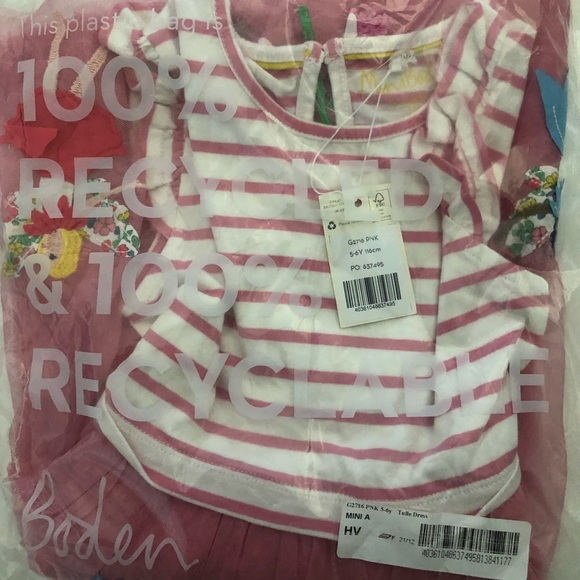 NWT Mini Boden Flower Fairy Tulle Dress - Picture 8 of 10